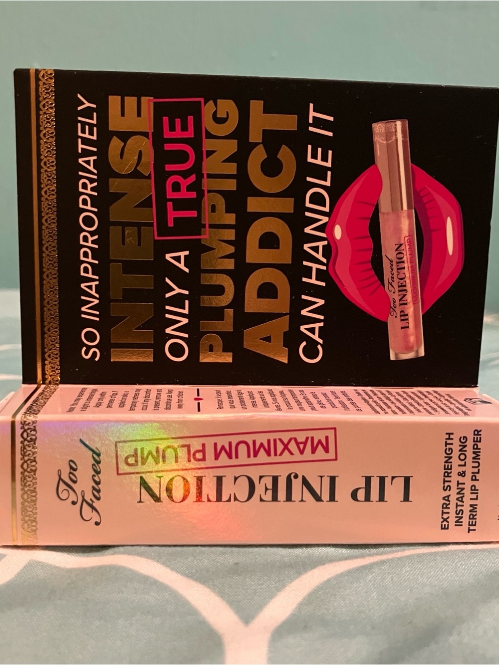 Too Faced Lip Injection Maximum Plump Gloss — Shimmer Pink